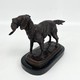 Antique sculpture "Dog with game"