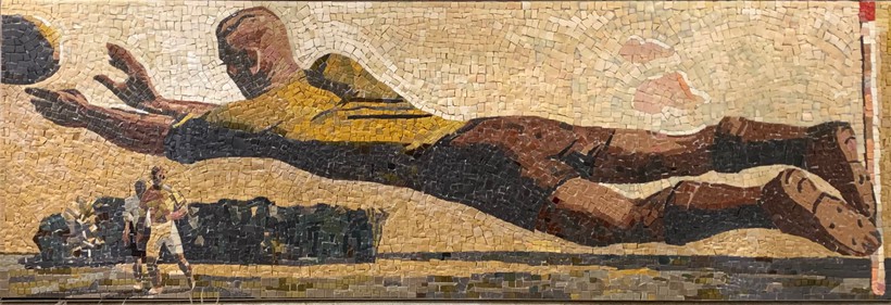 Mosaic panel "Goalkeeper"