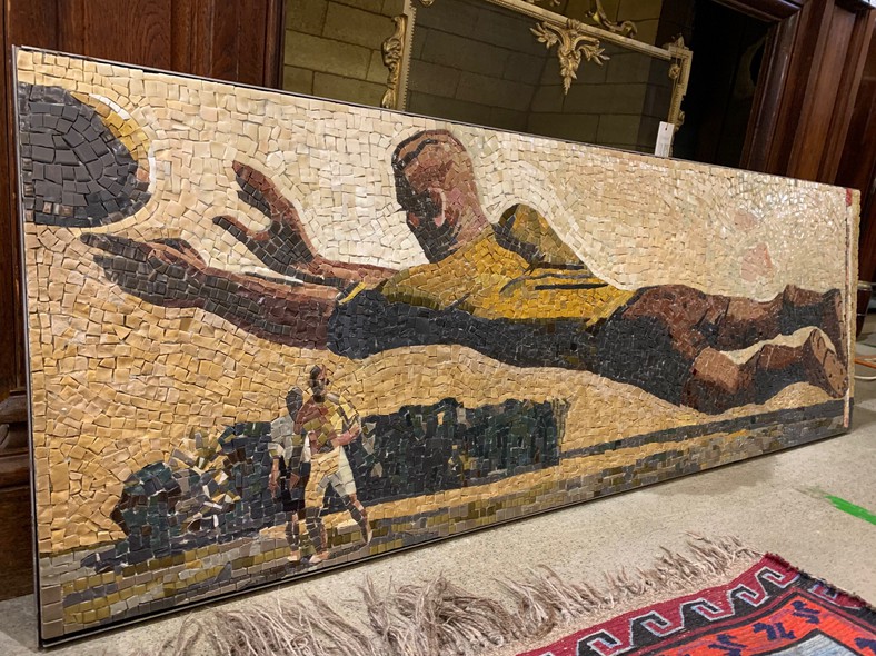 Mosaic panel "Goalkeeper"