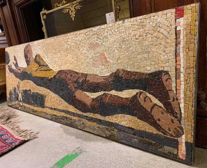 Mosaic panel "Goalkeeper"