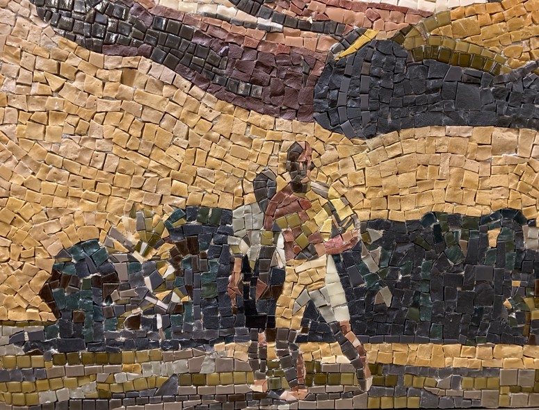 Mosaic panel "Goalkeeper"