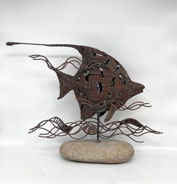 Sculpture "Royal Angel Fish"