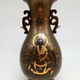 Старинная японская ваза 
"Дракон и монах"