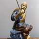 Antique sculpture "Fisherman"