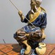 Antique sculpture "Fisherman"