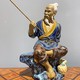 Antique sculpture "Fisherman"