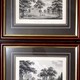 Antique pair engravings