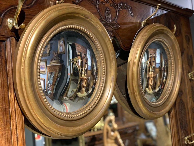 Antique pair of mirrors