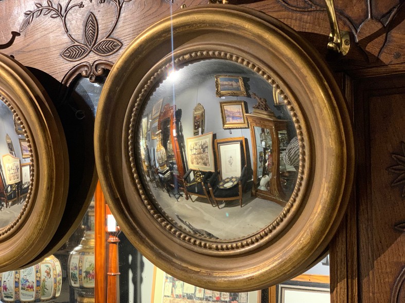 Antique pair of mirrors