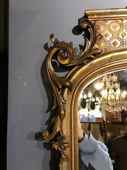 Large antique mirror