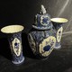 Set of three antique vases