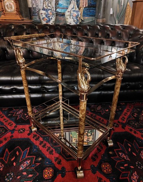 Vintage serving table