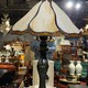 Antique lamp in Tiffany style