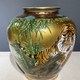 Антикварная ваза «Тигр в бамбуковой роще»