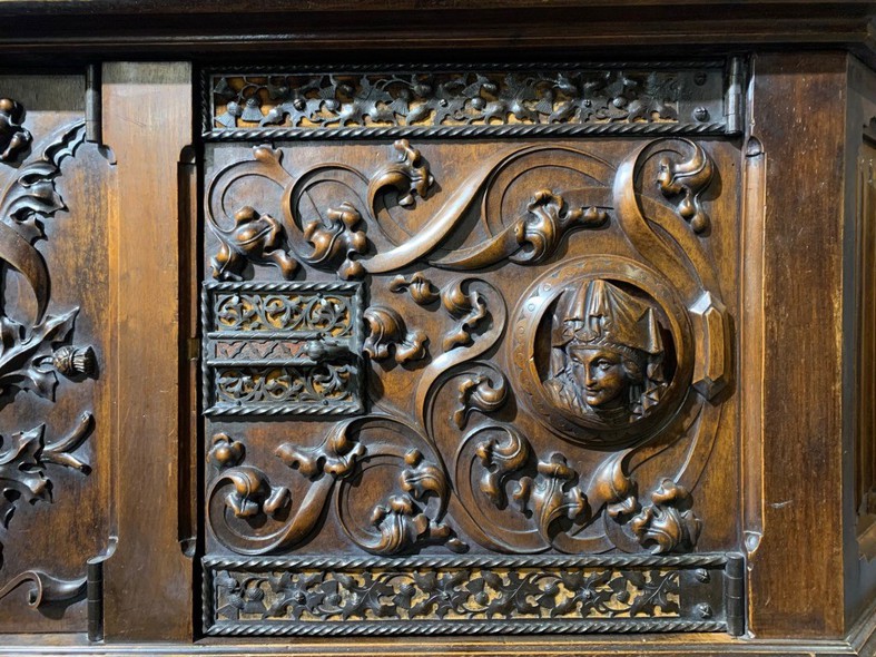 antique neo-Gothic sideboard