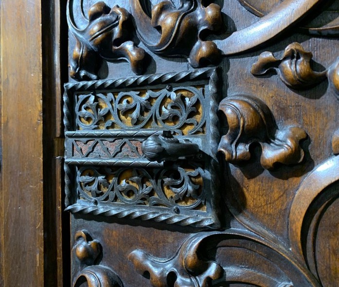 antique neo-Gothic sideboard