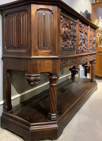 antique neo-Gothic sideboard