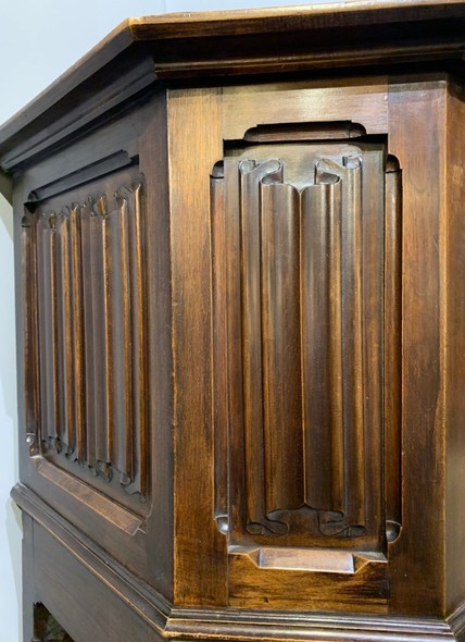 antique neo-Gothic sideboard