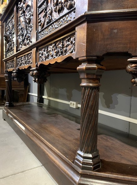 antique neo-Gothic sideboard