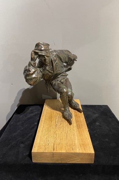Bronze sculpture "Skater"