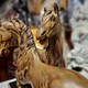 Antique sculptural composition "Horses"