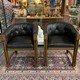 Antique paired chairs