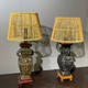 Antique pair lamps