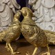 Antique pair sculptures "Pheasants"