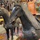 Antique pair sculptures of horses