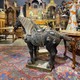 Antique pair sculptures of horses