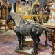 Antique pair sculptures of horses