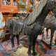 Antique pair sculptures of horses