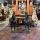 Antique pair sculptures of horses