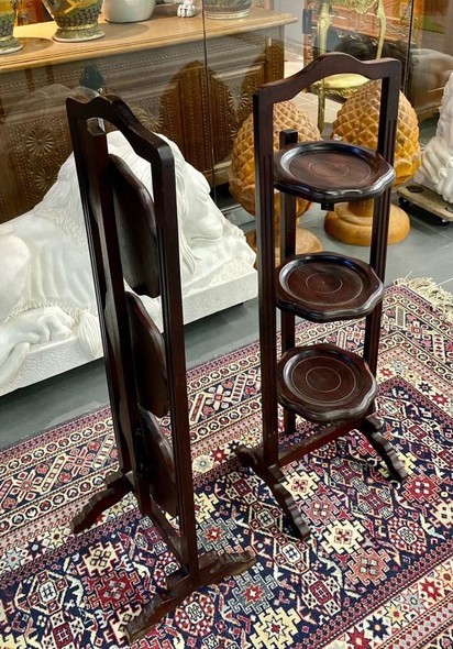 Antique pair Edward style tables