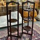 Antique pair Edward style tables