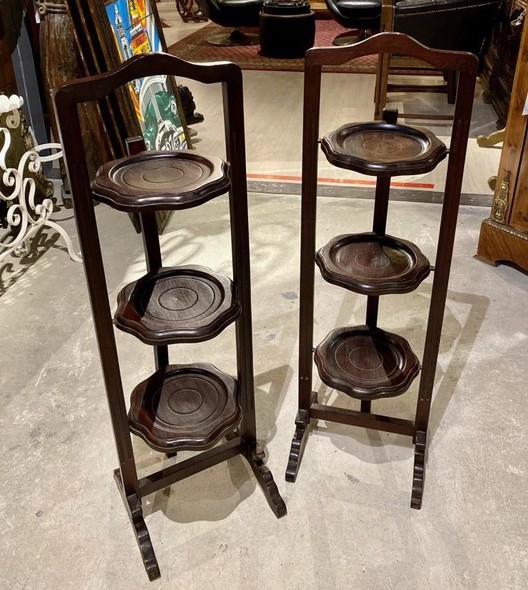 Antique pair Edward style tables