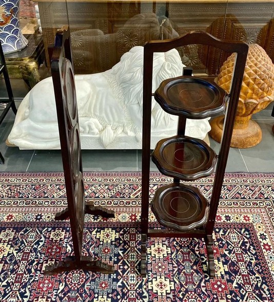 Antique pair Edward style tables