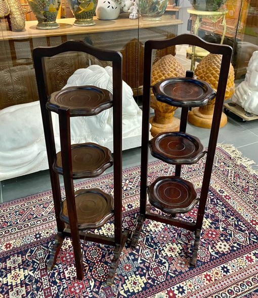 Antique pair Edward style tables