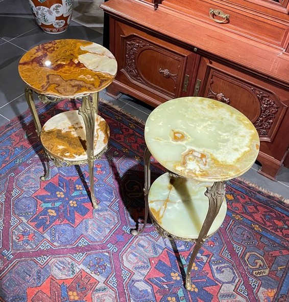 Antique pair tables