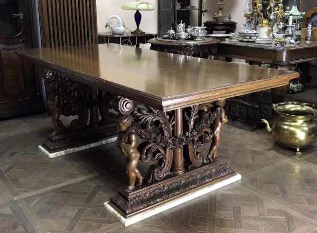 Antique dining table