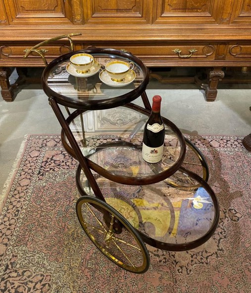 Antique art-deco serving table