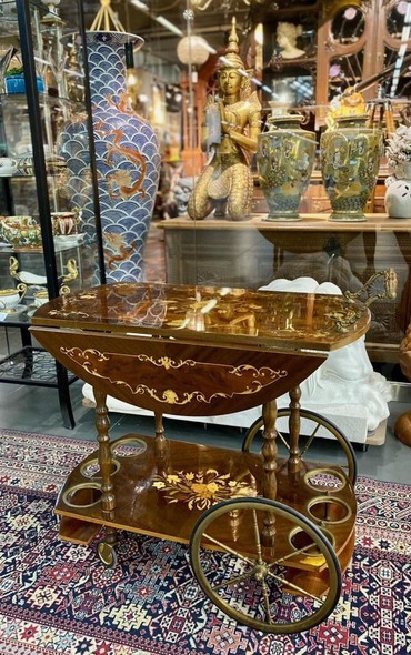 Antique serving table