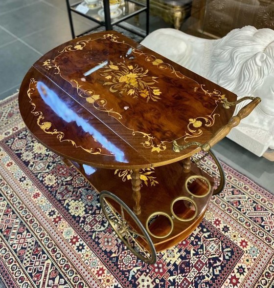 Antique serving table