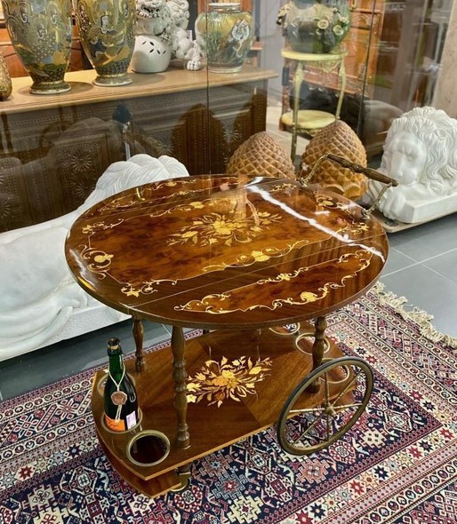 Antique serving table