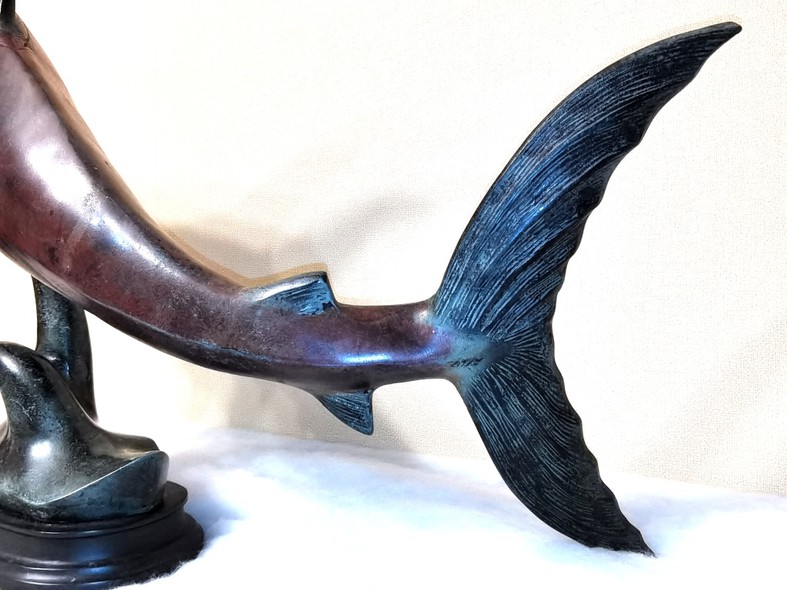Бронзовая скульптура "Рыба-Меч"