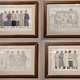 Set of antiques sketches "Folk costumes"