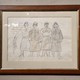 Set of antiques sketches "Folk costumes"