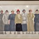 Set of antiques sketches "Folk costumes"