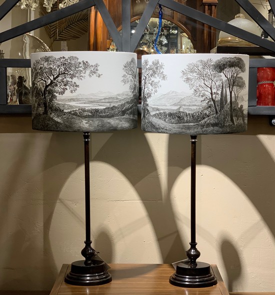 Paired table lamps