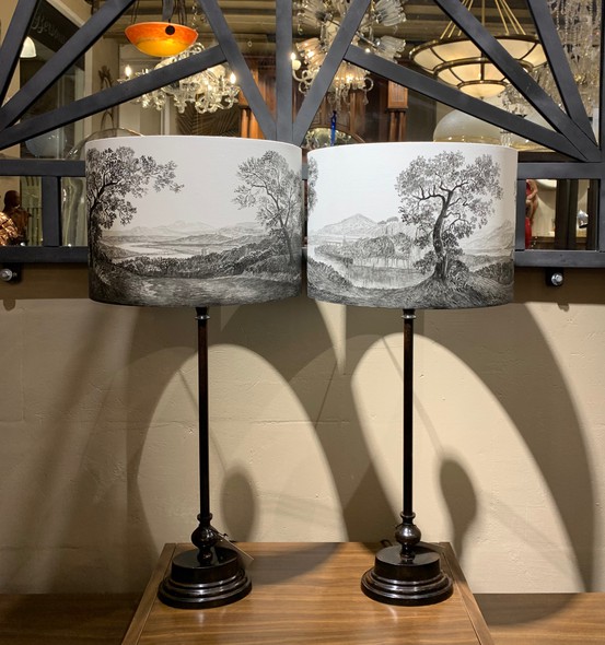 Paired table lamps